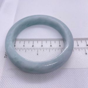Natural Myanmar Jade bangle Tiffany blue color